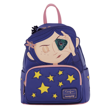 LOUNGEFLY Coraline Stars Cosplay Mini Backpack