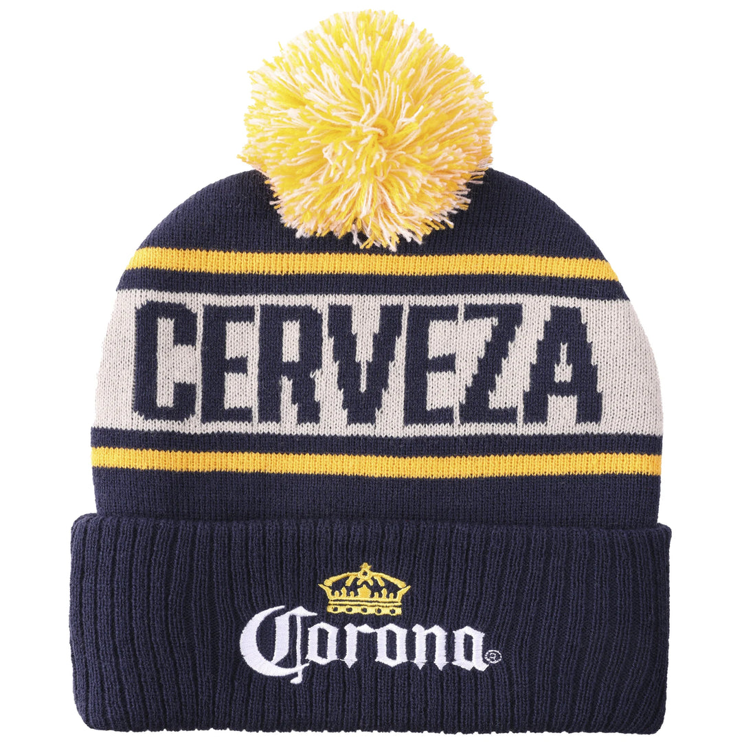Corona Cerveza Navy Cuff Beanie Hat