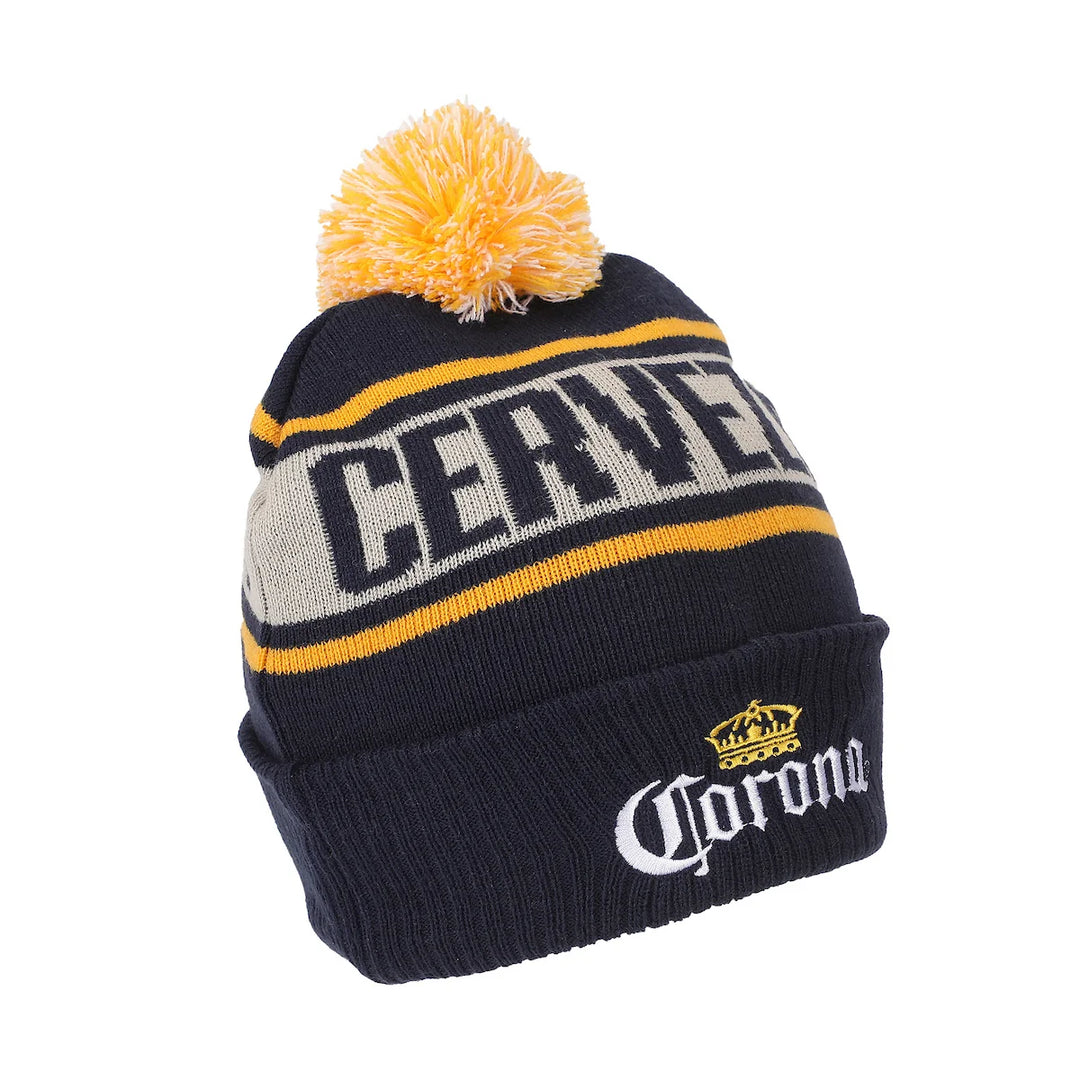 Corona Cerveza Navy Cuff Beanie Hat