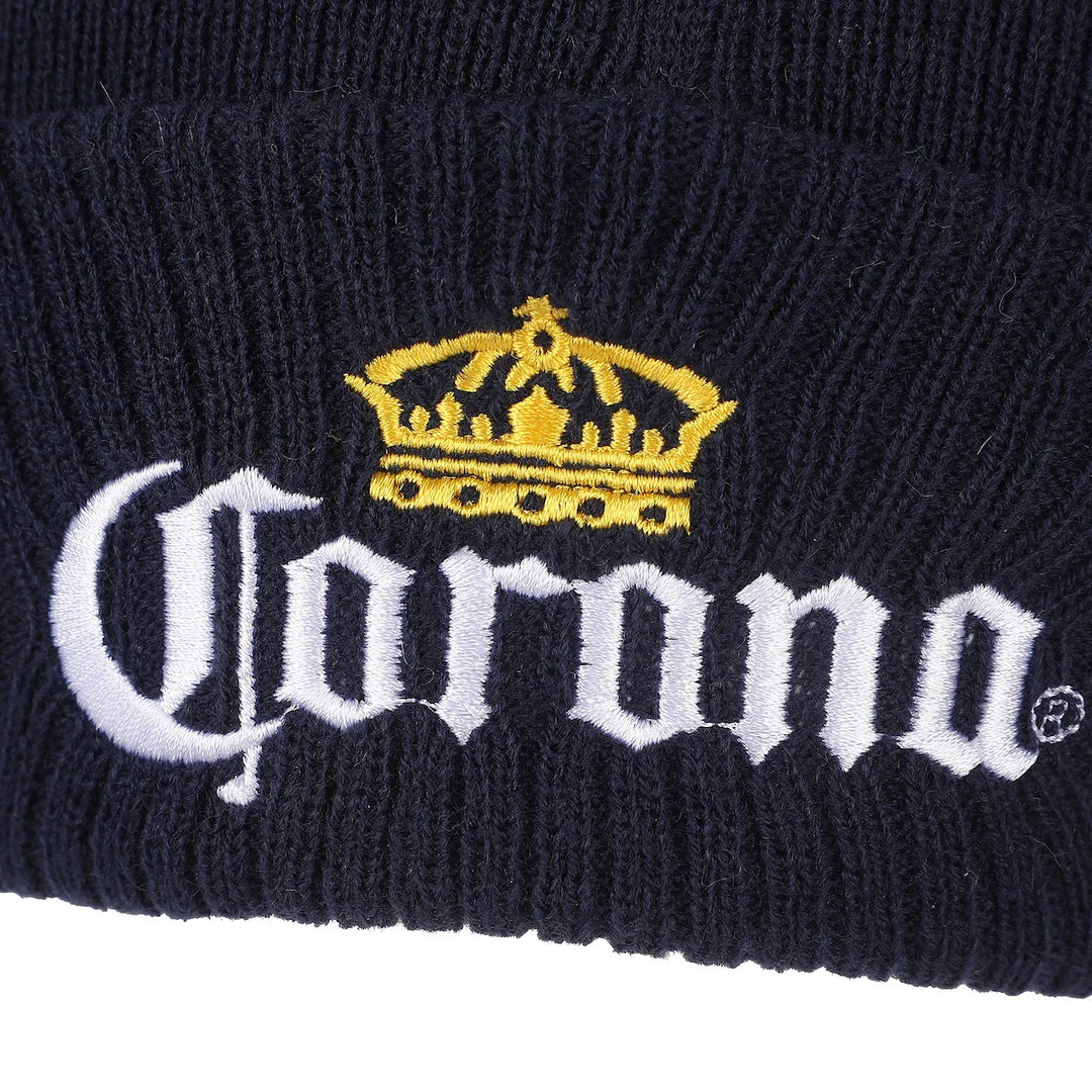 Corona Cerveza Navy Cuff Beanie Hat