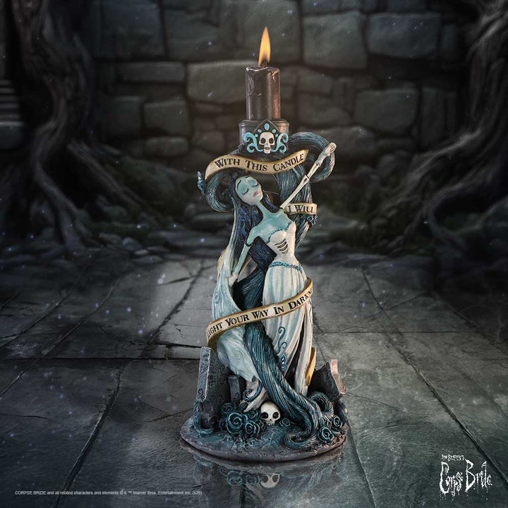 Corpse Bride Emily With This Candle Vow Candle Holder