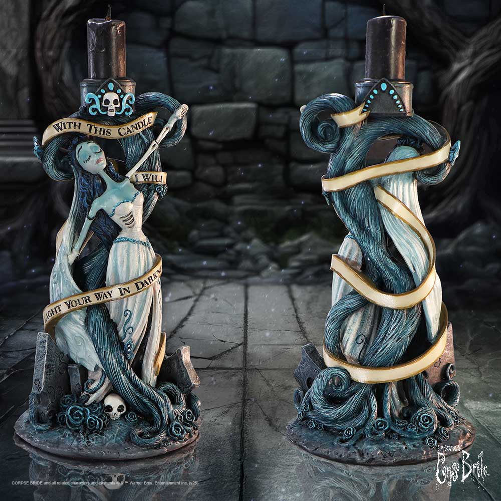 Corpse Bride Emily With This Candle Vow Candle Holder