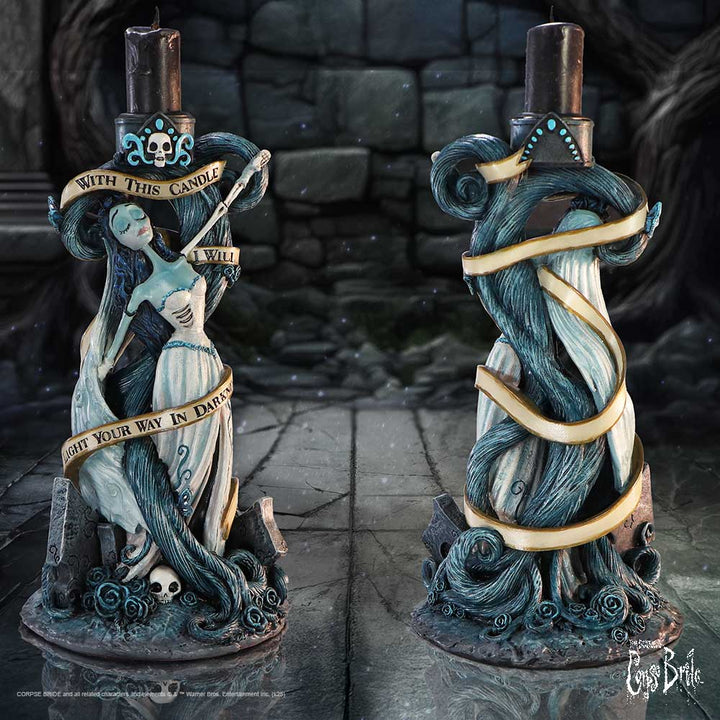 Corpse Bride Emily With This Candle Vow Candle Holder