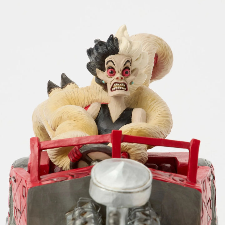 101 Dalmations Cruella de Vil Driving De Vil-ishly Jim Shore Disney Traditions Statue