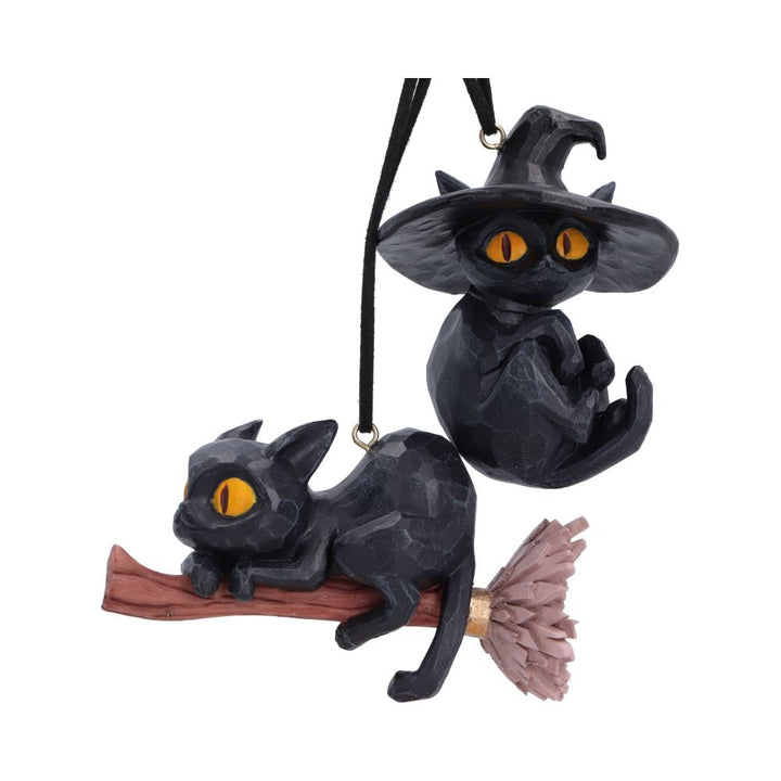 Curse and Claw Cats Hanging Holiday Ornament Set