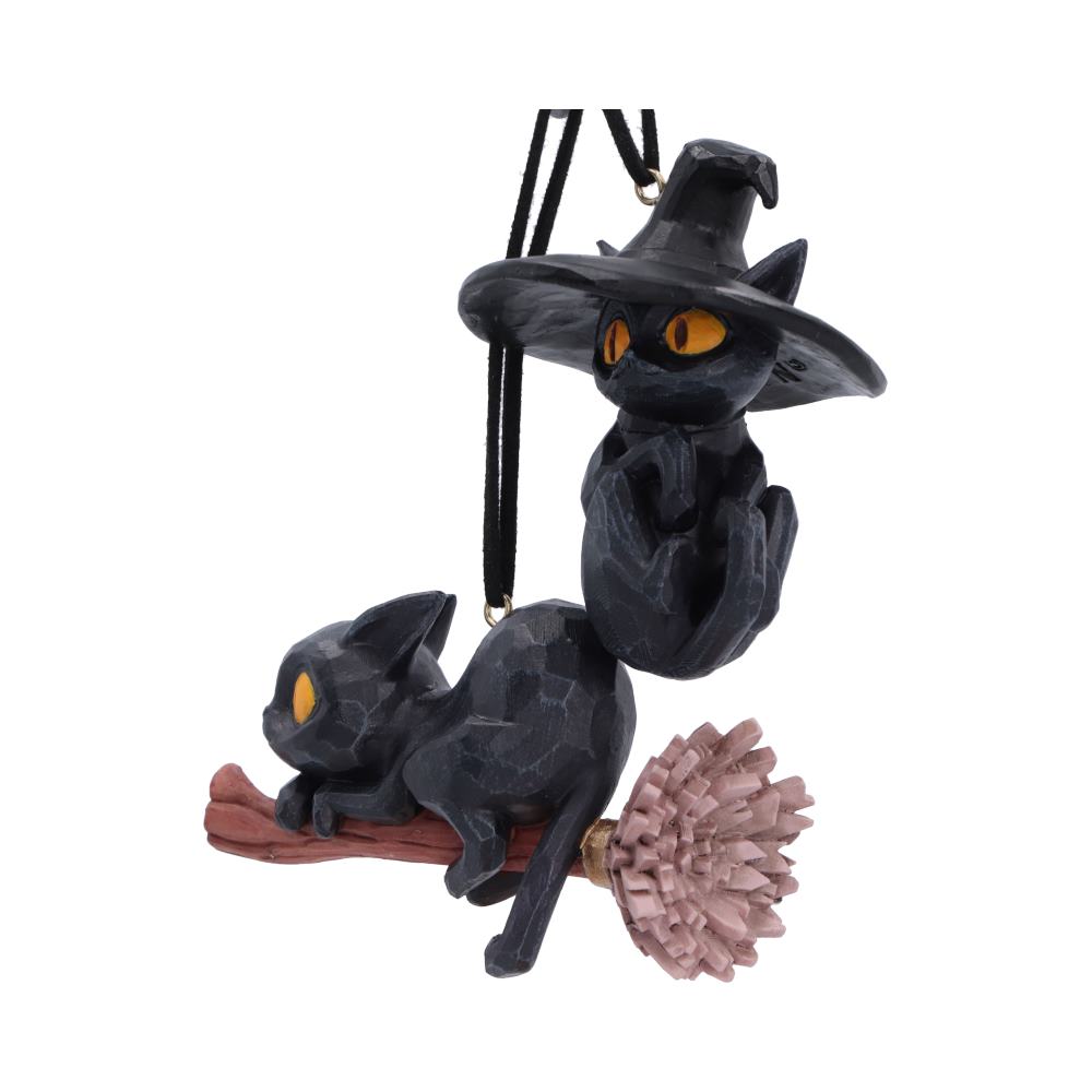 Curse and Claw Cats Hanging Holiday Ornament Set