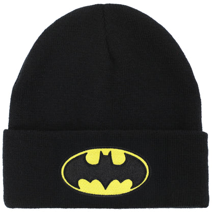 Batman DC Comics Black Cuff Beanie Hat