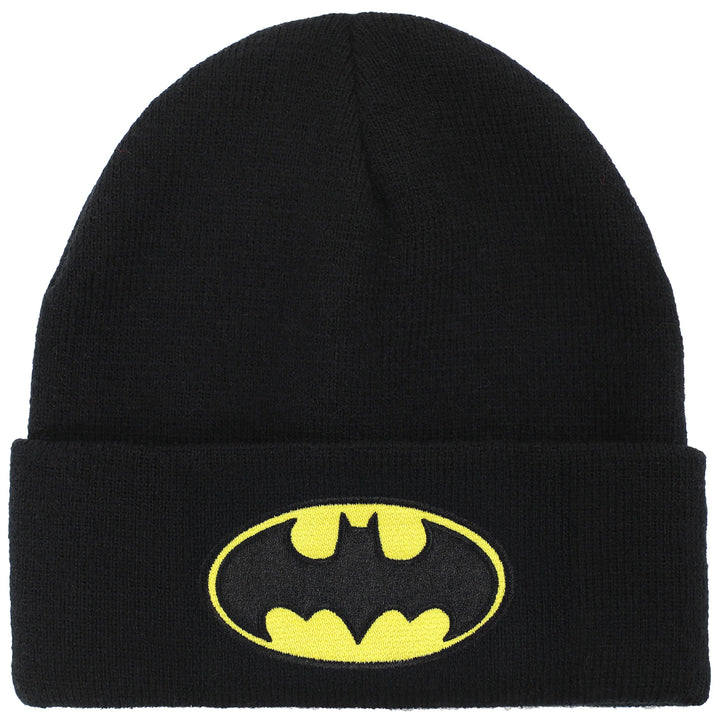 Batman DC Comics Black Cuff Beanie Hat