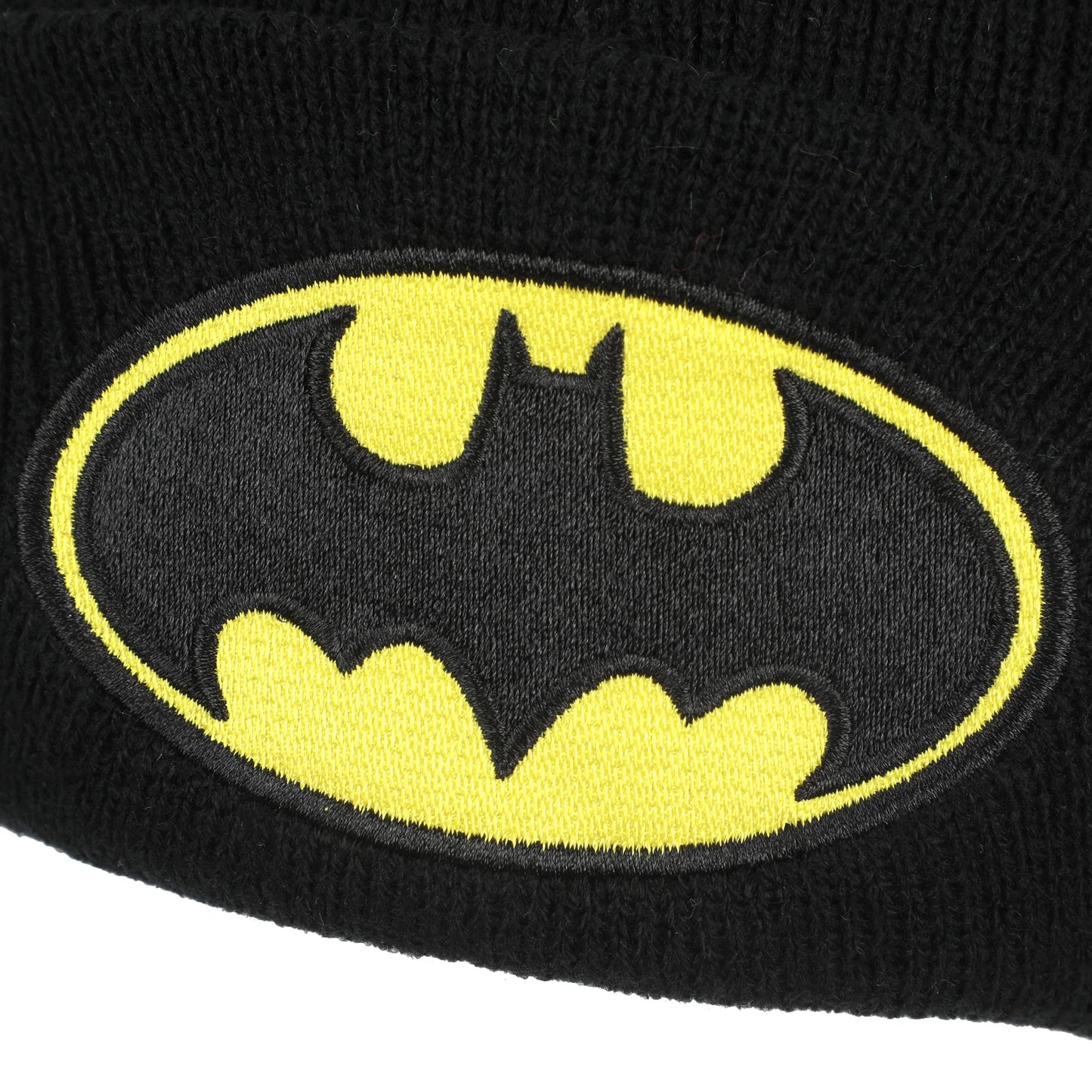 Batman DC Comics Black Cuff Beanie Hat