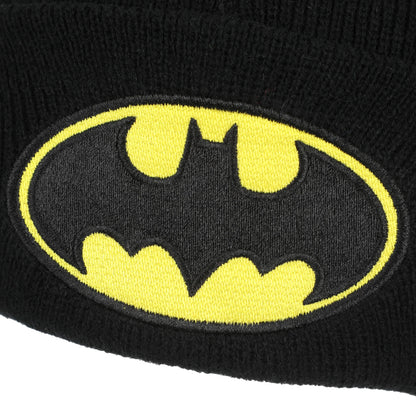 Batman DC Comics Black Cuff Beanie Hat