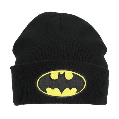 Batman DC Comics Black Cuff Beanie Hat