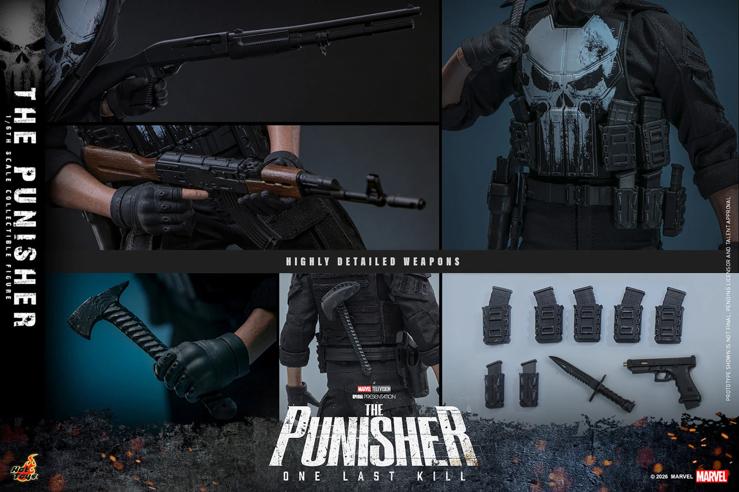 *Pre-Order* The Punisher (DC Comics) Sixth Scale Figure by Hot Toys