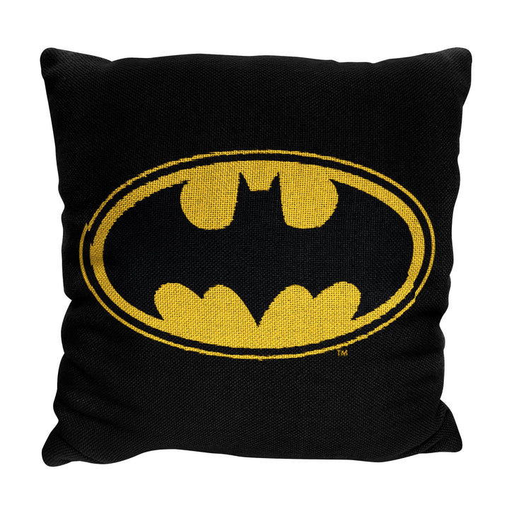 Batman DC Comics Double-Sided Jacquard Pillow
