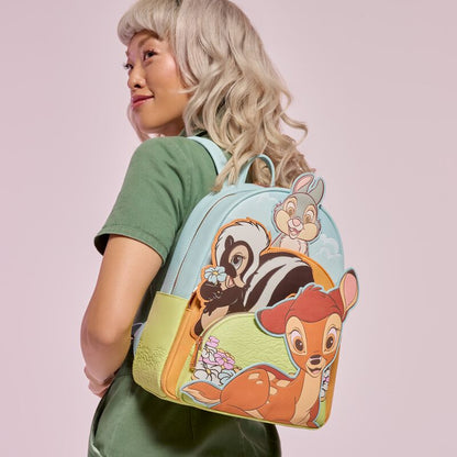 Loungefly Disney Bambi & Friends Triple Pocket Mini Backpack