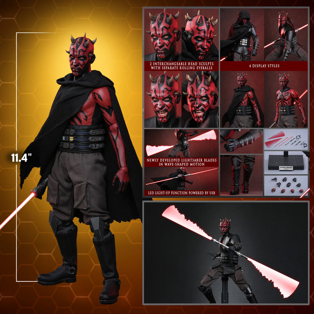 *Pre-Order* Star Wars Maul – Shadow Lord Darth Maul Sixth Scale Figure by Hot Toys