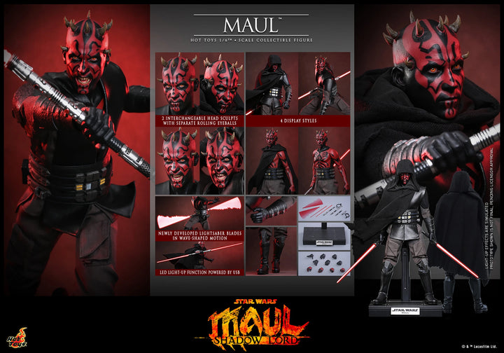 *Pre-Order* Star Wars Maul – Shadow Lord Darth Maul Sixth Scale Figure by Hot Toys