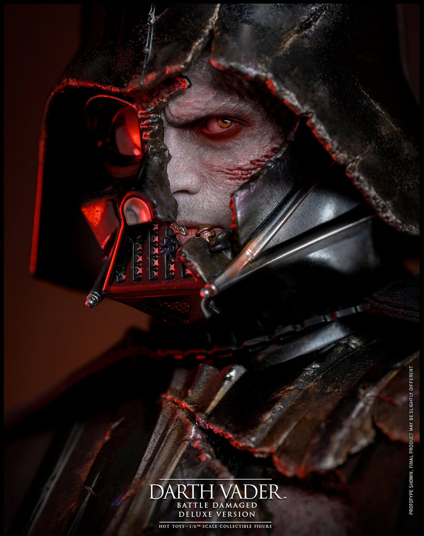 *Pre-Order* Darth Vader (Battle Damaged) Star Wars Sixth Scale Figure by Hot Toys Deluxe Version