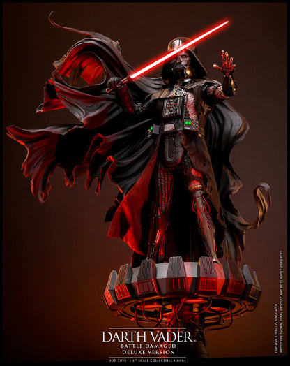 *Pre-Order* Darth Vader (Battle Damaged) Star Wars Sixth Scale Figure by Hot Toys Deluxe Version