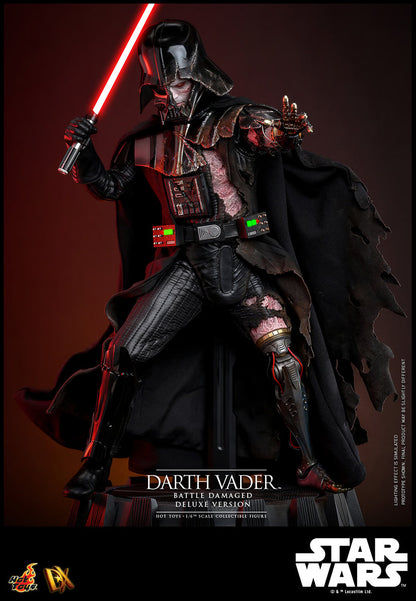 *Pre-Order* Darth Vader (Battle Damaged) Star Wars Sixth Scale Figure by Hot Toys Deluxe Version