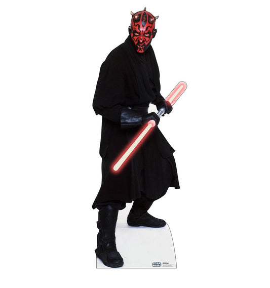 Darth Maul Life Size Cardboard Cutout Standup - Star Wars Prequel Trilogy