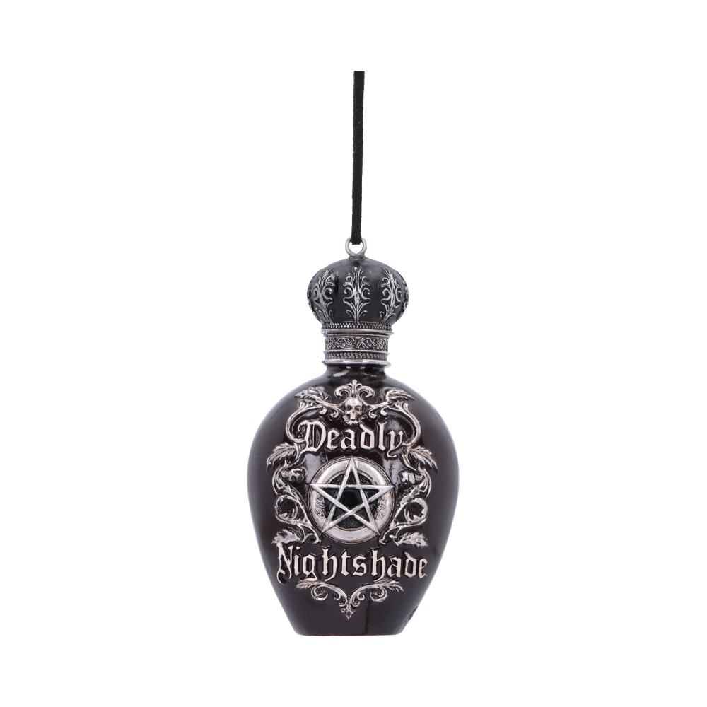 Deadly Nightshade Potion Bottle Hanging Holiday Ornament