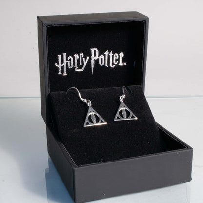 Deathly Hallows (Harry Potter) Sterling Silver Hook Earrings