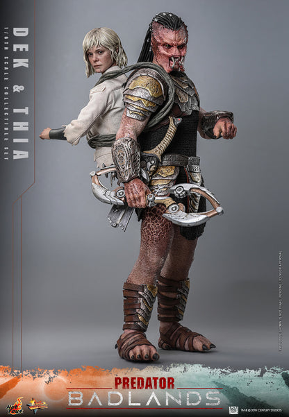 *Pre-Order* Dek and Thia (Predator: Badlands) Sixth Scale Figure Set by Hot Toys