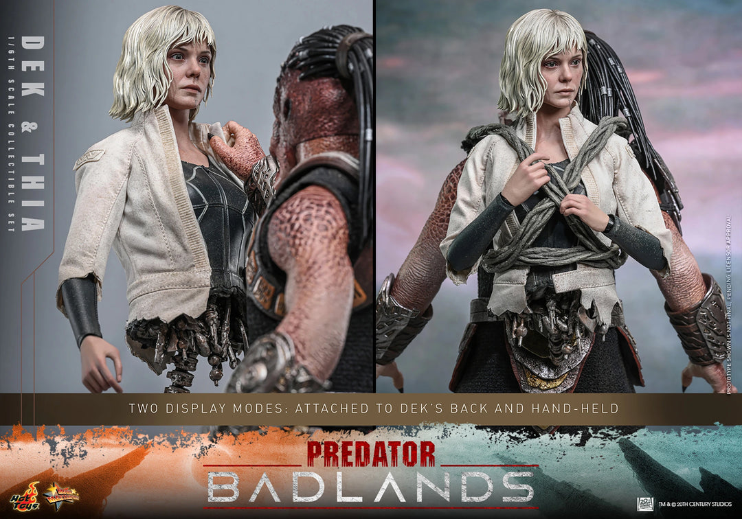 *Pre-Order* Dek and Thia (Predator: Badlands) Sixth Scale Figure Set by Hot Toys