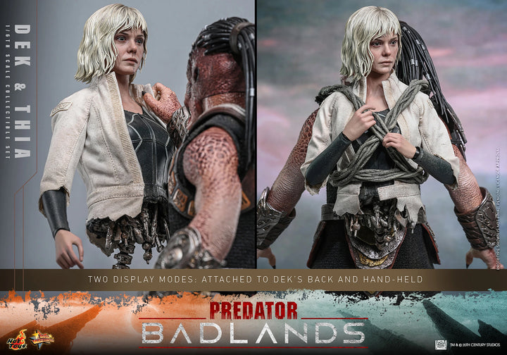 *Pre-Order* Dek and Thia (Predator: Badlands) Sixth Scale Figure Set by Hot Toys