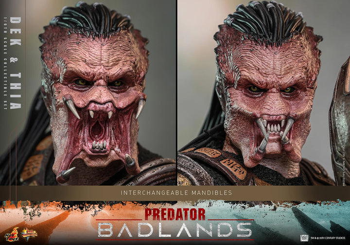 *Pre-Order* Dek and Thia (Predator: Badlands) Sixth Scale Figure Set by Hot Toys