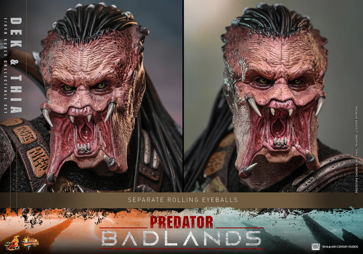*Pre-Order* Dek and Thia (Predator: Badlands) Sixth Scale Figure Set by Hot Toys