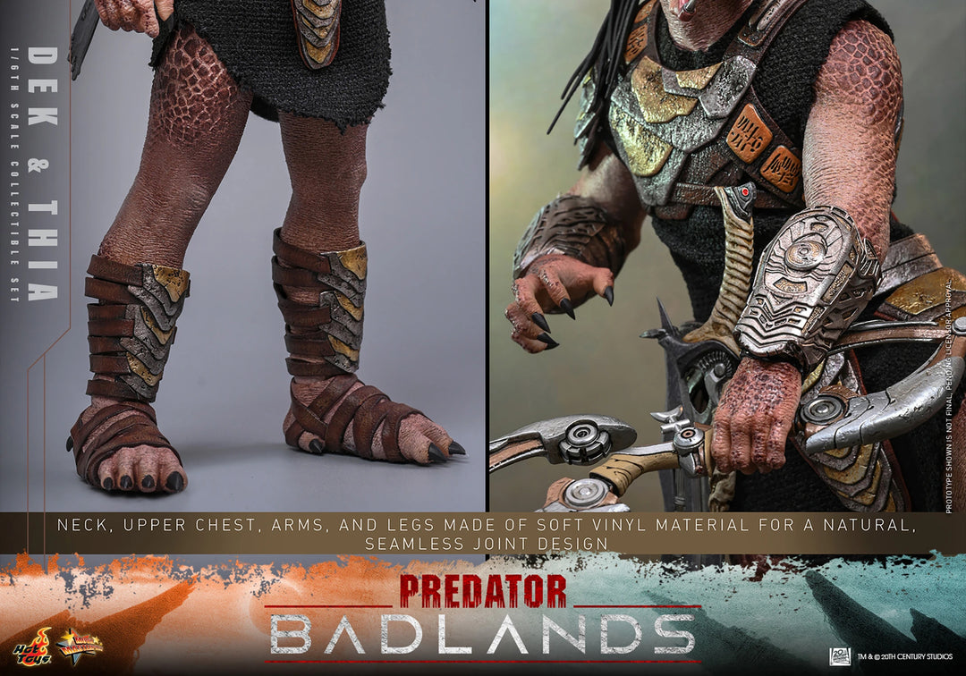 *Pre-Order* Dek and Thia (Predator: Badlands) Sixth Scale Figure Set by Hot Toys