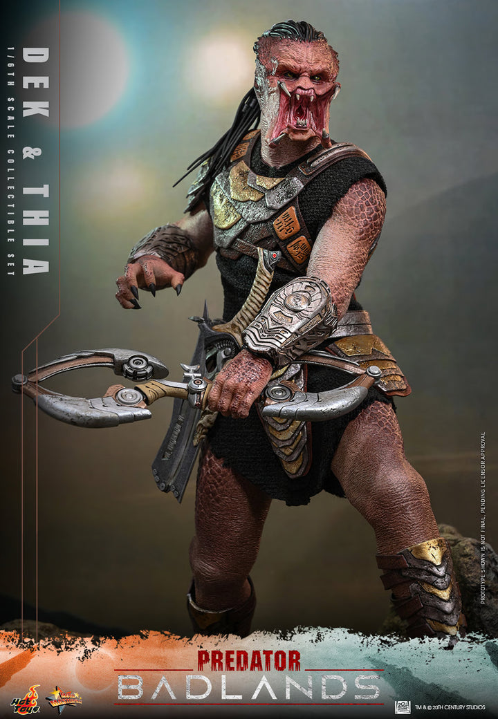 *Pre-Order* Dek and Thia (Predator: Badlands) Sixth Scale Figure Set by Hot Toys