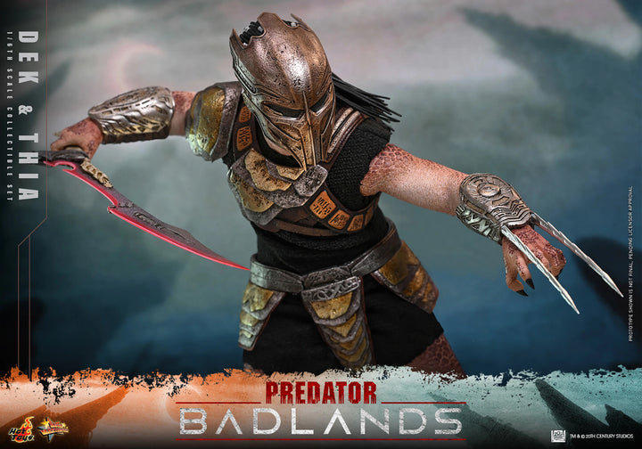 *Pre-Order* Dek and Thia (Predator: Badlands) Sixth Scale Figure Set by Hot Toys
