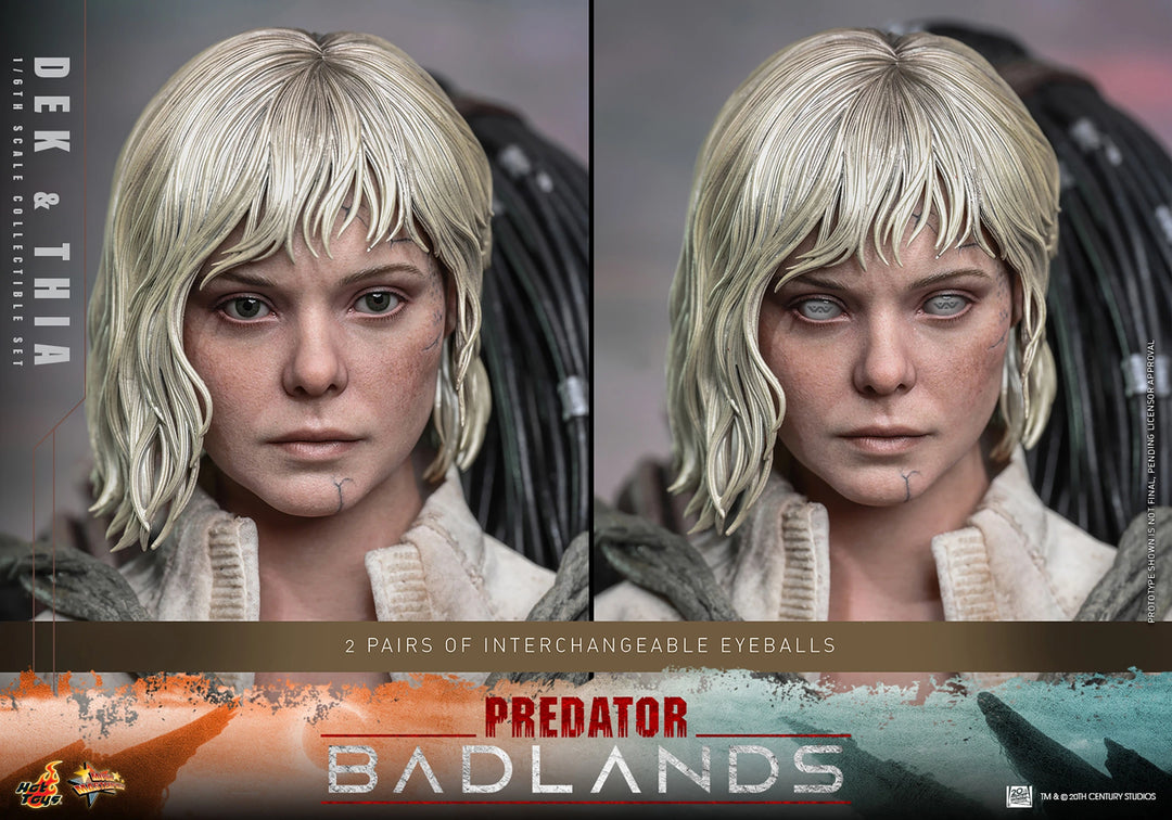 *Pre-Order* Dek and Thia (Predator: Badlands) Sixth Scale Figure Set by Hot Toys