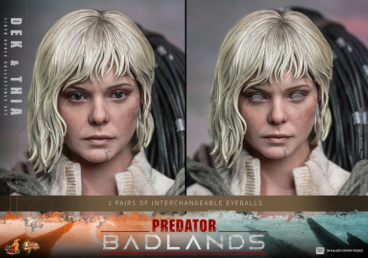 *Pre-Order* Dek and Thia (Predator: Badlands) Sixth Scale Figure Set by Hot Toys
