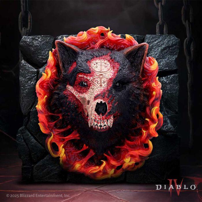 Mephisto Diablo IV Sculpted Wall Plaque