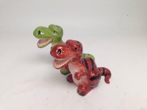 Dinosaur Magnetic Salt and Pepper Shakers