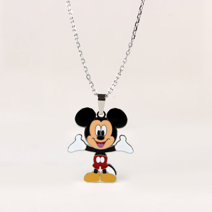 Mickey Mouse Disney Enamel Charm Necklace