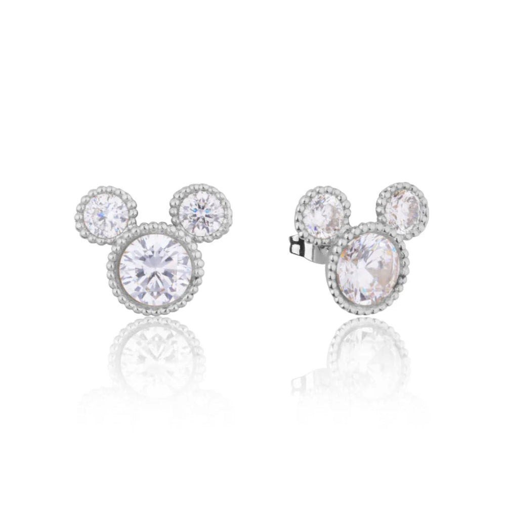 Disney Mickey Mouse Fancy Crystal Stud Earrings