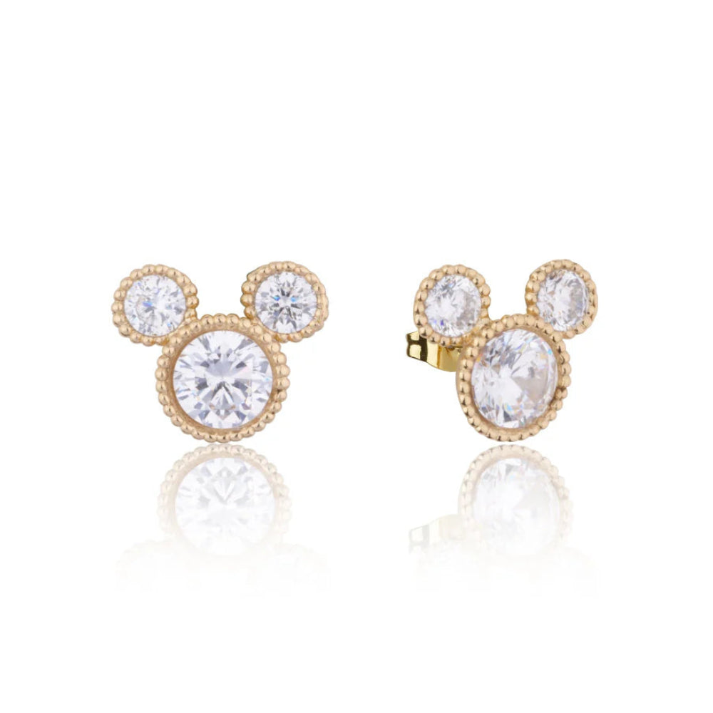 Disney Mickey Mouse Fancy Crystal Stud Earrings