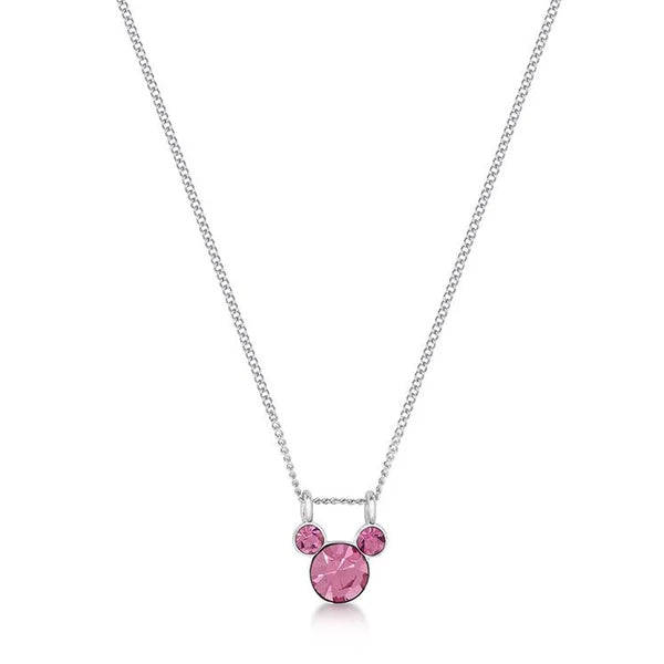 Disney Mickey Mouse October Birthstone Necklace