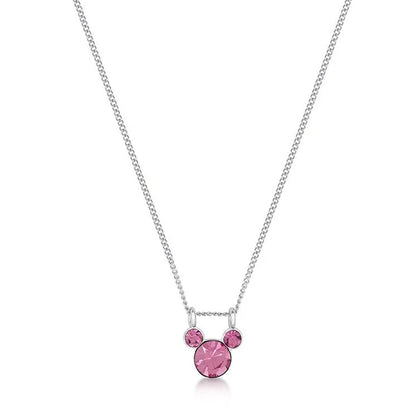 Disney Mickey Mouse October Birthstone Necklace