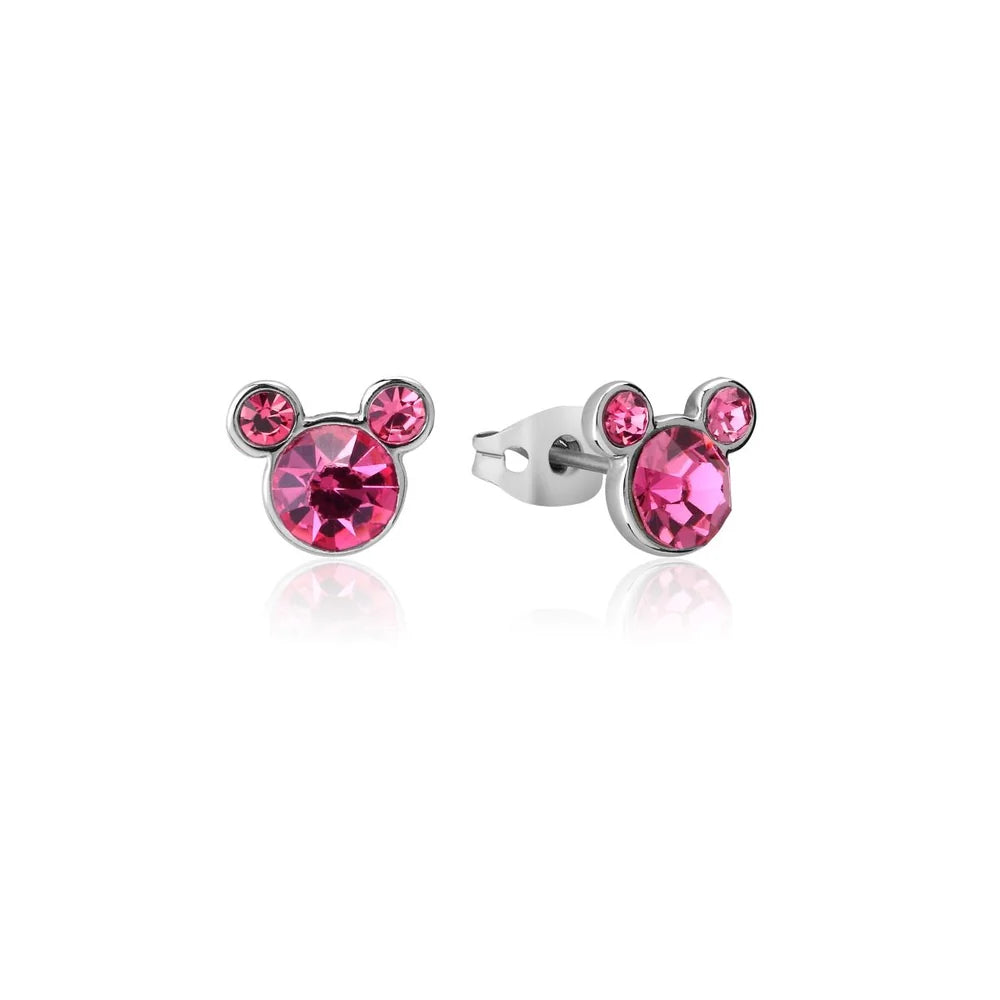Disney Mickey Mouse October Birthstone Stud Earrings