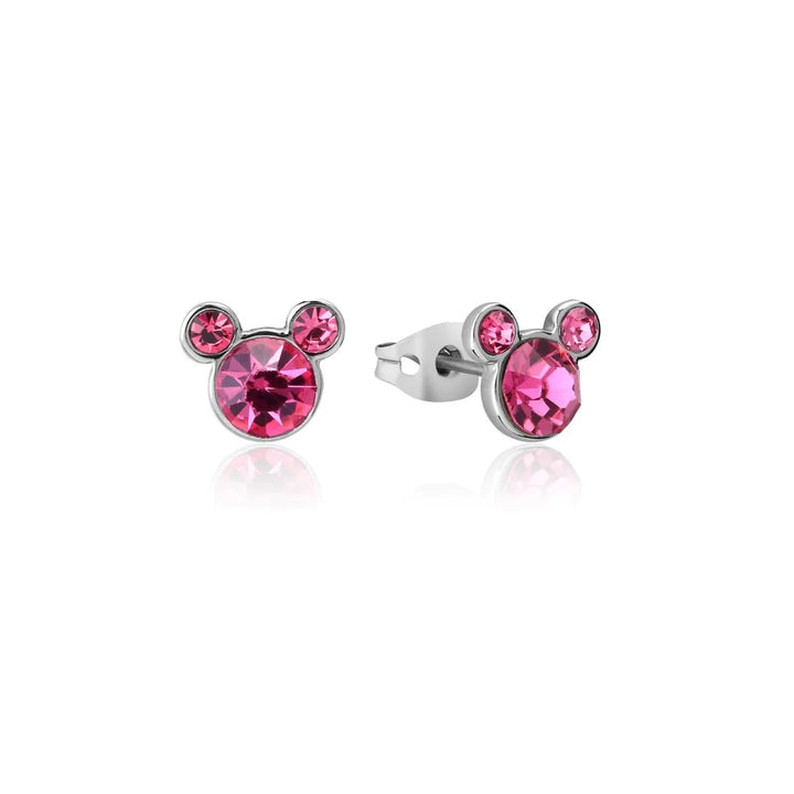 Disney Mickey Mouse October Birthstone Crystal Stud Earrings