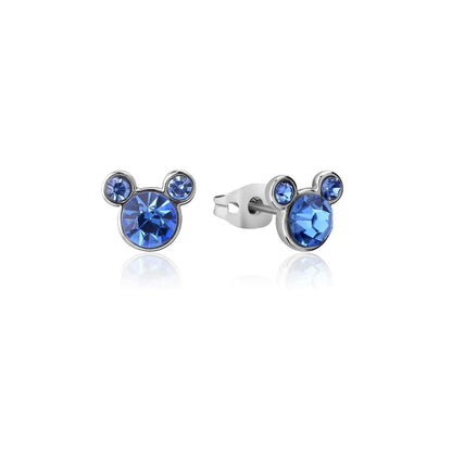 Disney Mickey Mouse September Birthstone Stud Earrings