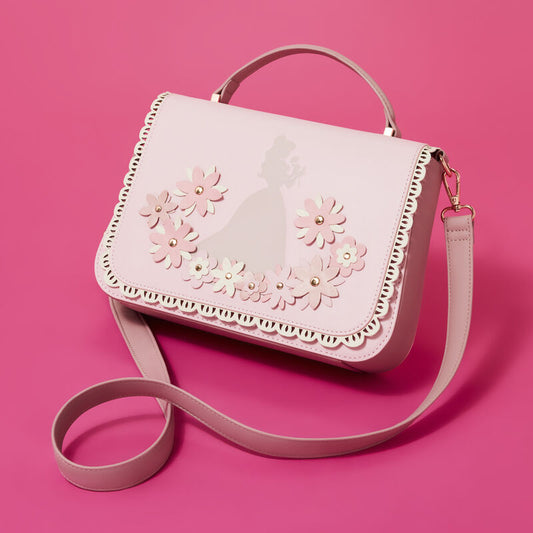 Disney Princess Belle Floral Lace Crossbody Bag by Loungefly