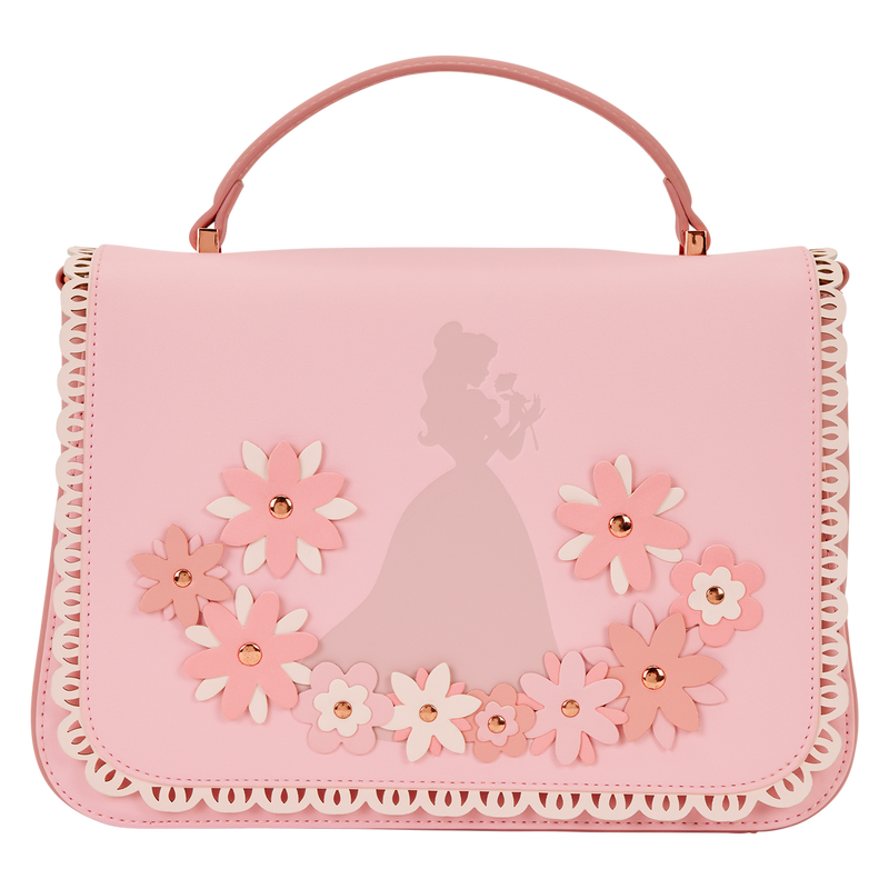 Disney Princess Belle Floral Lace Crossbody Bag by Loungefly