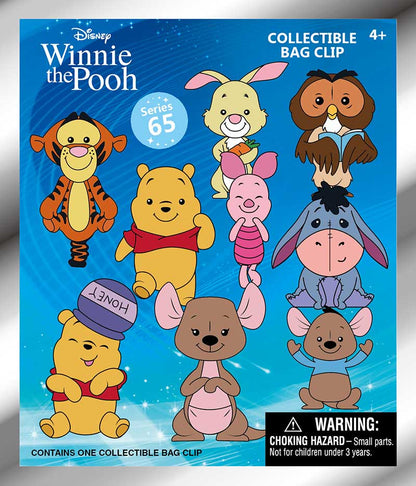 Disney Winnie The Pooh: Blind Pack 3D Foam Character Bag Clip Series 65