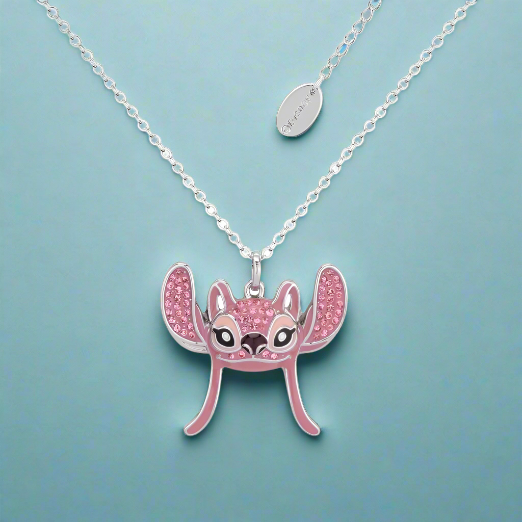 Disney Lilo &amp; Stitch Angel Crystal Necklace